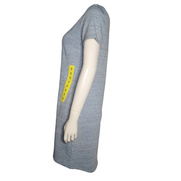 NWT 32 DEGREES COOL Solid Blue Fleece Lined Pullover Dress Womens Size S Small - Picture 8 of 8